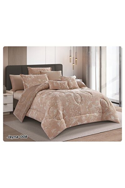 HOURS A royal winter velvet faux fur bedspread set with a patterned design to give your room warmth and elegance. Size 210*170 cm