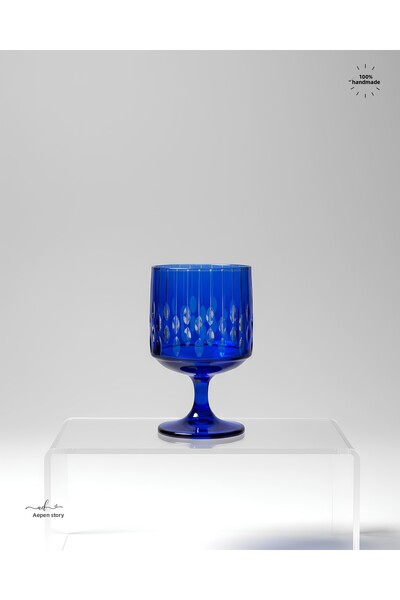 AKDEN STORE Handcrafted Cutout Decor Coffee Side Cup, Dessert Cup