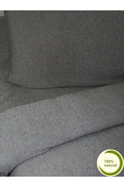 Buem Construction Site Duvet Cover Set Grey Solid Color