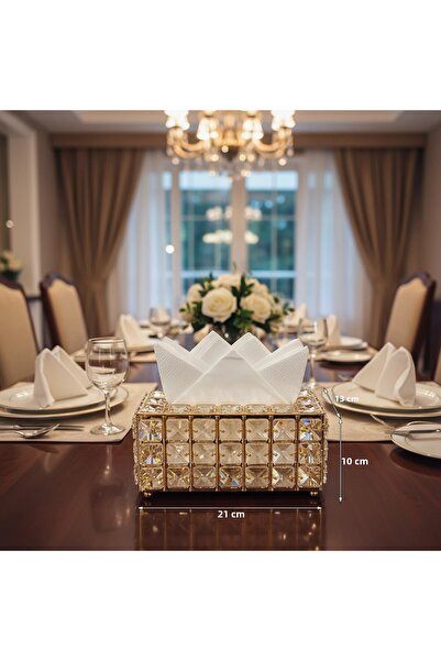 Hinora Κρυστάλλινη Πέτρα Ζ Θήκη Χαρτοπετσέτας Κομψή Διακοσμητική Θήκη Χαρτοπε...