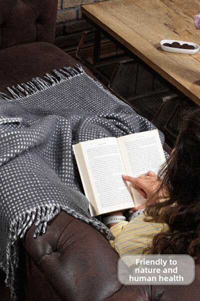 Elart Carlos Tv Blanket Waffle Cotton (130X170 cm) Anthracite