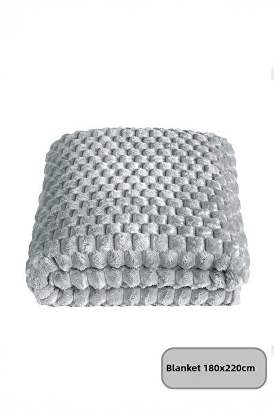 Elart Star Blanket Double Size Wellsoft (180X220 cm) Gray