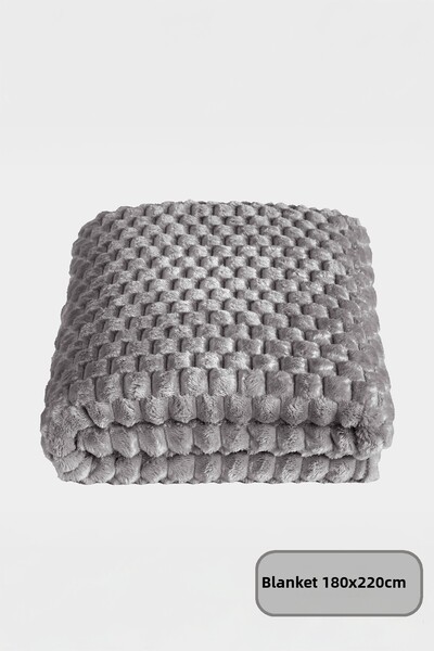 Elart Star Blanket Double Size Wellsoft (180X220 cm) Anthracite