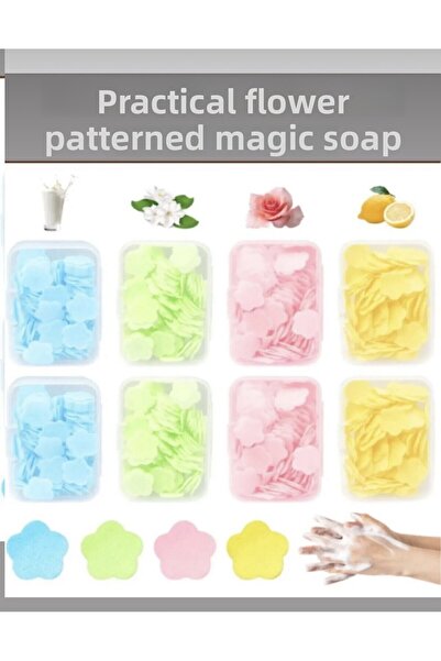 zeydam 10 Pcs (10X100) Multi-Slice Portable Magic Soap for Kid in Camp,In Sch...