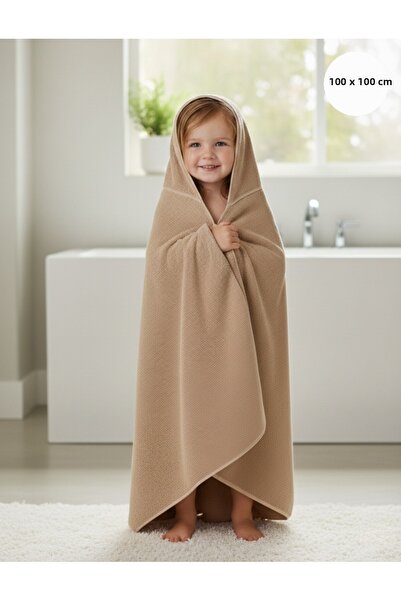 PAMUK HANIM Outlet 100X100Cm Cotton Baby Girl-Boy Bath Towel Swaddle 0-5 Year...