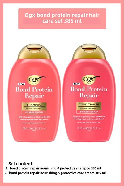 OGX Bond Protein Repair Bond Repair & Protection Hair Care Set 385 ml