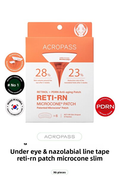 ACROPASS ريتينول وبي دي آر إن لاصقات مايكرو كون للعناية بالبشرة تحت العينين و...