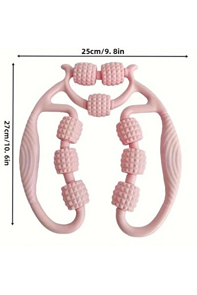 Unichrome Muscle Relaxing Firming Massager 9-Wheel Lymphatic Drainage Roller - Leg Cellulite Reducer