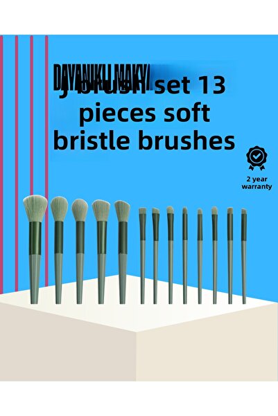 ZERO LAND Mtxdpn Portable Ergonomic Structure 13 Pieces Fiber Bristle Face an...