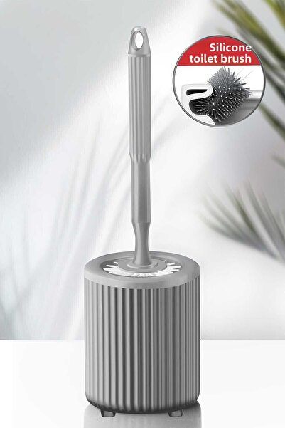 Kavi Entegre Plastik Perie de toaletă din silicon |   Perie practică pentru toaletă din silicon