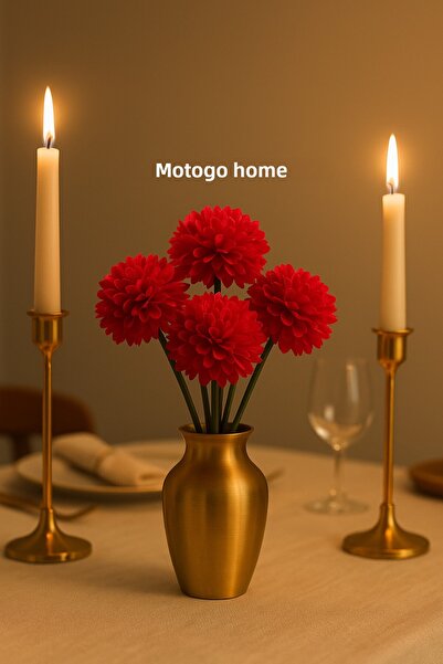 Mottogo Decorative Artificial Chrysanthemum 5-Flower Bouquet