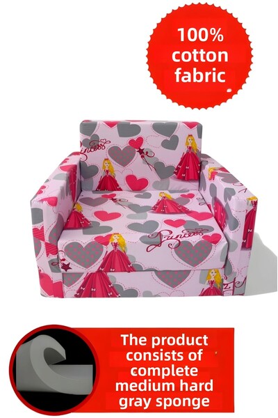 LENSA HOME سرير أطفال كامل من الإسفنج قابل للطي - وسادة أطفال (0-4 سنوات)