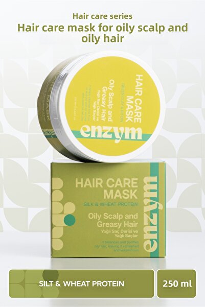 ENZYM COSMETICS Hair Care Mask for Oily Scalp and Oily Hair 250 ml