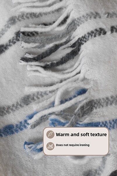 Elart Arden Blanket Single Size Cotton (160X220 cm) Gray