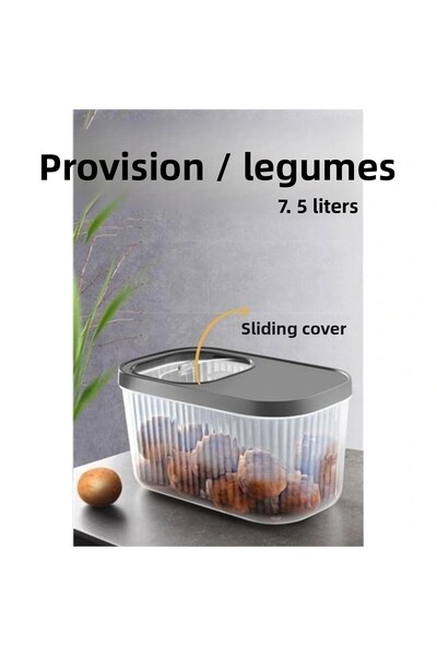 shopwave MultiBox Food Pulses Box Sliding Lid 7.5 Liters