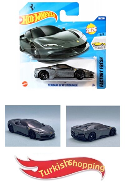 HOT WHEELS نموذج سيارة فيراري إس إف 90 سترادالي بمقياس 1:64 لعام 2025