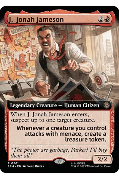 Magic The Gathering بطاقة اللعب المرخصة J. Jonah R-0261