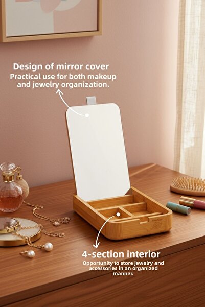 Bambum Fidel Mirrored Cosmetic Box