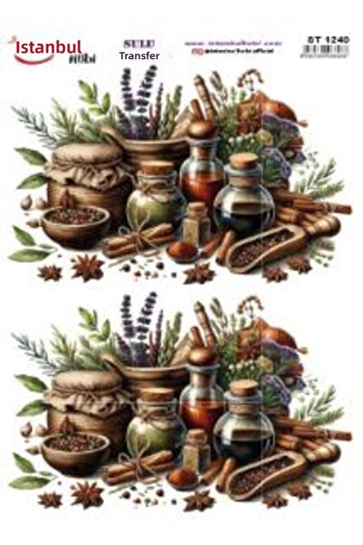 İstanbul Hobi ورق نقل مائي 25x35 سم ST-1240