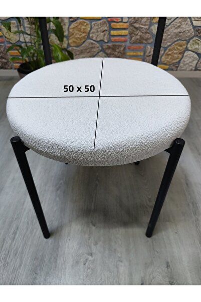 COVER TEKSTİL New Model Chair Cover Seating 50X50 Wood Shell