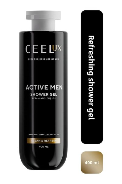 Ceelux Refreshing Shower Care Gel Menthol and Hyaluronic Acid 400 ml