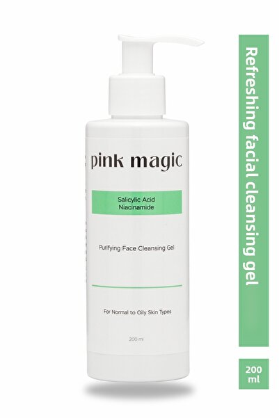 pink magic جل تنظيف الوجه المنقي - خاص للبشرة العادية والمختلطة والدهنية