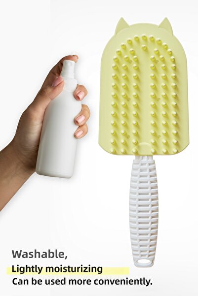 ATA HOME Silicone Cat Dog Comb Hair Collector Comb Hair Collection Brush Comb for Short-Haired Cats