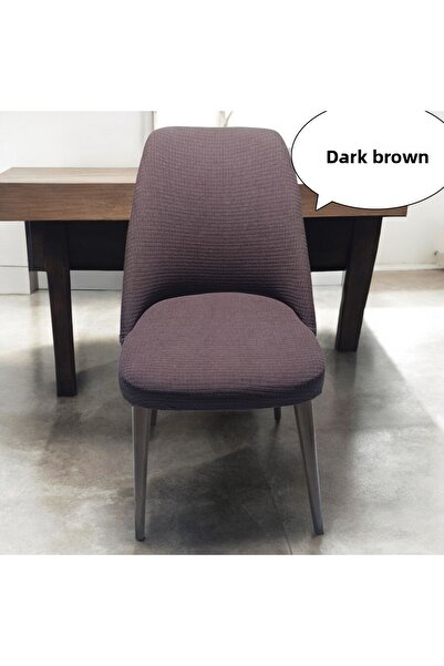 NEFİS HOME Buyok Oval Chair Cover, Chair Cover Lycra, Washable, Elastic 1 Piece