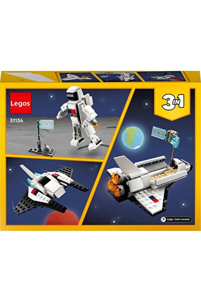 LEGO ® Creator Space Shuttle 31134 - Creative Building Set for Kids Ages 6 and Up (144 Pieces)