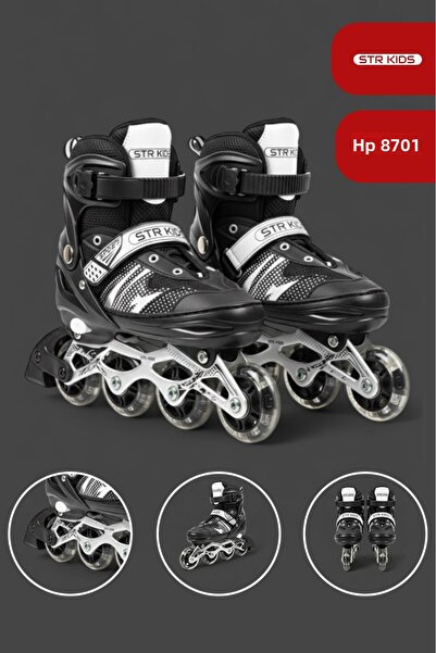 FORSACE Illuminated Silicone Wheel Number Adjustable Aluminum Body Children's Exercise Skating 2 Functions