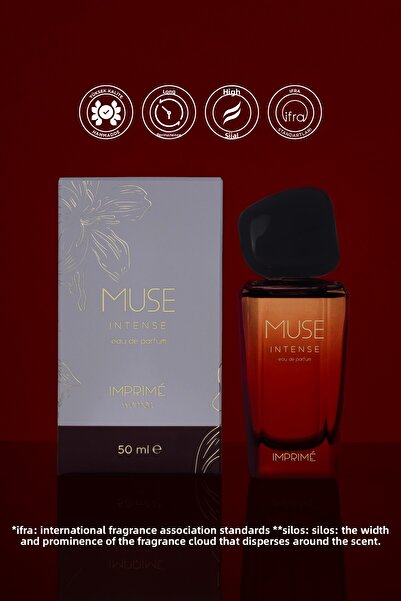 Imprime Muse Intense Edp Women's Perfume 50 ml |   Floral and Gourmet |   Currants, Chocolate, Vanilla, Praline