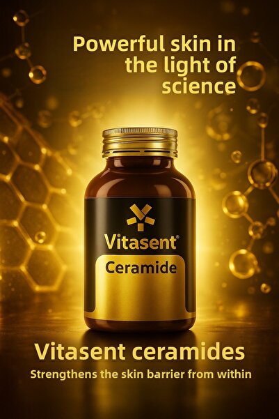 VİTASENT Ceramide 30 Capsules - Food Supplement to Strengthen the Skin Barrier - Ceramide