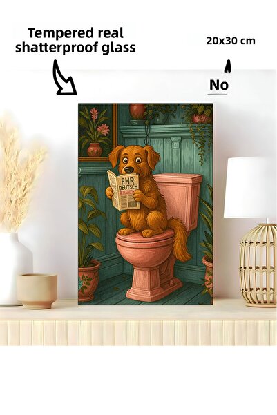 Harikabirev TABLA DE BAIEȚĂ TABLA DE STICLA CĂLUL care face toaleta pentru ba...