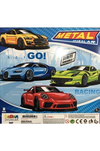 Generic Brand 8Pcs Metal Cars