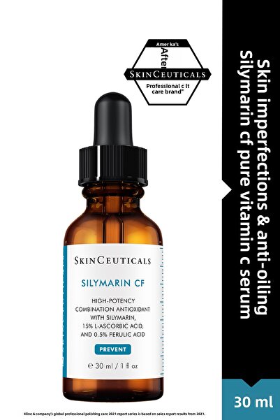 SkinCeuticals Silymarin Cf Anti-Skin Flaws & Oiliness Pure Vitamin C Serum 30ml