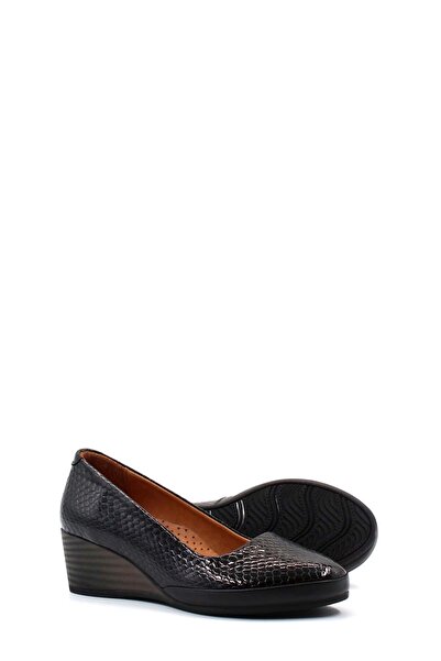 FAST STEP Genuine Leather Women's Wedge Heeled Shoes - 411Za291