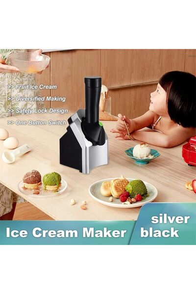 Generic Waves-Digital Full Automatic Ice Cream Machine Home Ice Cream Maker