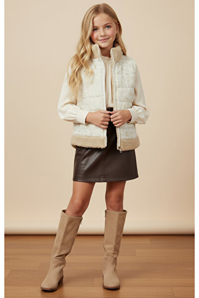 By Piera Foil Surface Teddy Children's Vest 5300