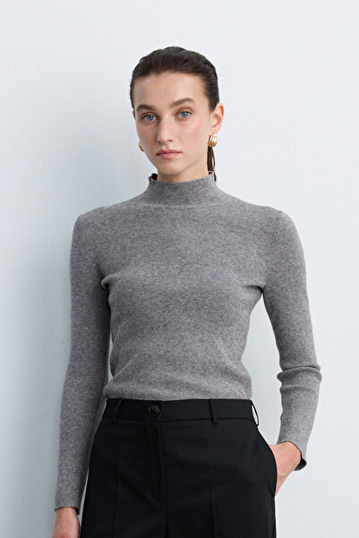 BE BLUE ΓΚΡΙ ΜΕΛΑΝΖΙ ΠΛΕΚΤΟ ΠΟΥΛΟΚΑΜΠΟΥΡΙΑ