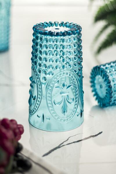 EWs Acrylic Aquamarine Single Tall Cup & Water Soft Drink Cup 750 ml (Large Size & Not Glass)