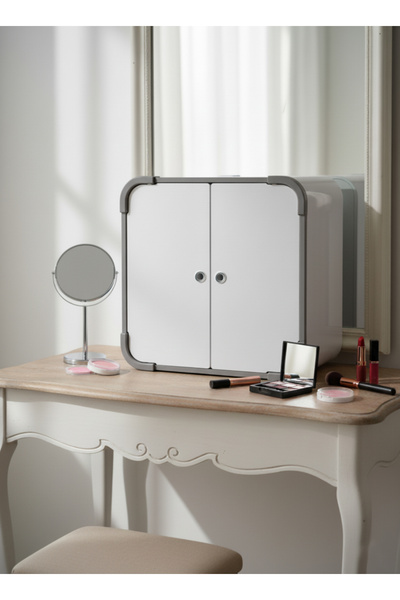 en-concept Luxury Gri Köşeli Dolap