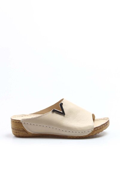 FAST STEP Genuine Leather Women's Flat Slippers 972Za211