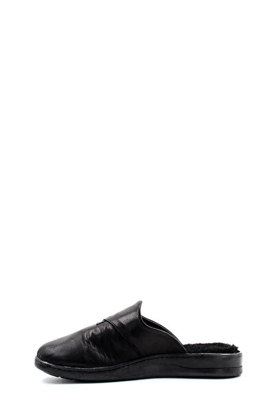 FAST STEP Ανδρικές φλατ παντόφλες από γνήσιο δέρμα και γούνα 733MA0025