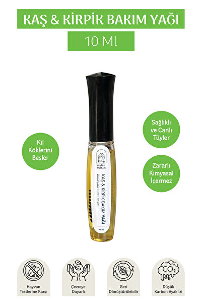 NALAN SULTAN Kaş ve Kirpik Bakım Yağı | %100 Bitkisel Yıpranmış Kirpiklere Öz...