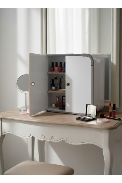 en-concept Luxury Gri Köşeli Dolap