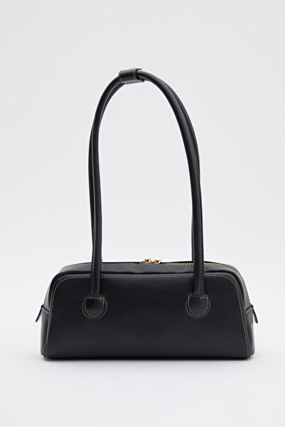 BE BLUE Black Soft Baget Bag