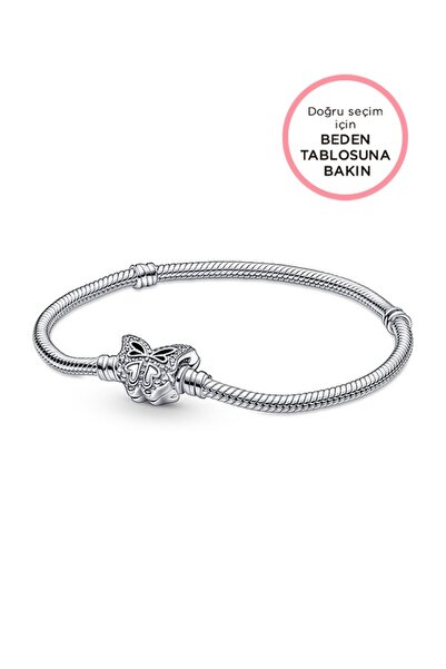 Pandora Moments Kelebek Klipsli Zincir Bileklik