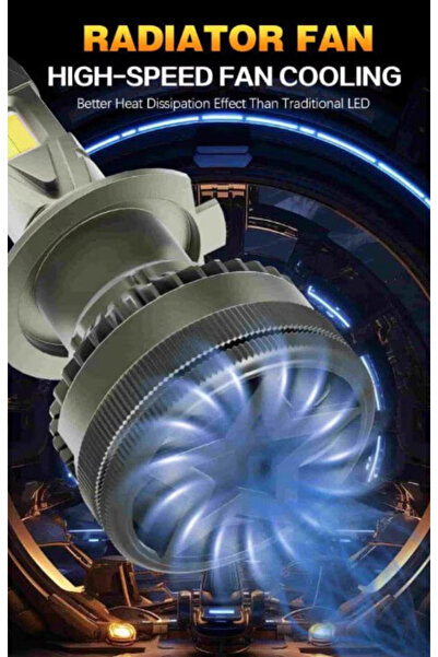 Ruan Set of 2 LED car bulbs K13 H11 canbus 210W 27000LM 6000K app control