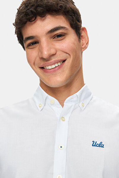 UCLA Ανδρικό πουκάμισο Jackson White Oxford