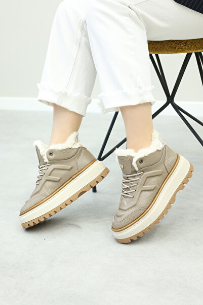 FAST STEP Hakiki Deri Kadın Klasik Bot 409SZA3115